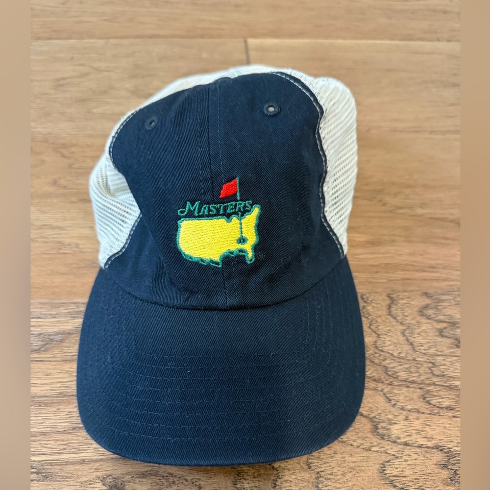 Masters Tournament Augusta National Trucker Hat Navy Mesh L/XL